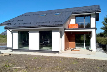 Каркасный дом из лёгких металлических конструкций